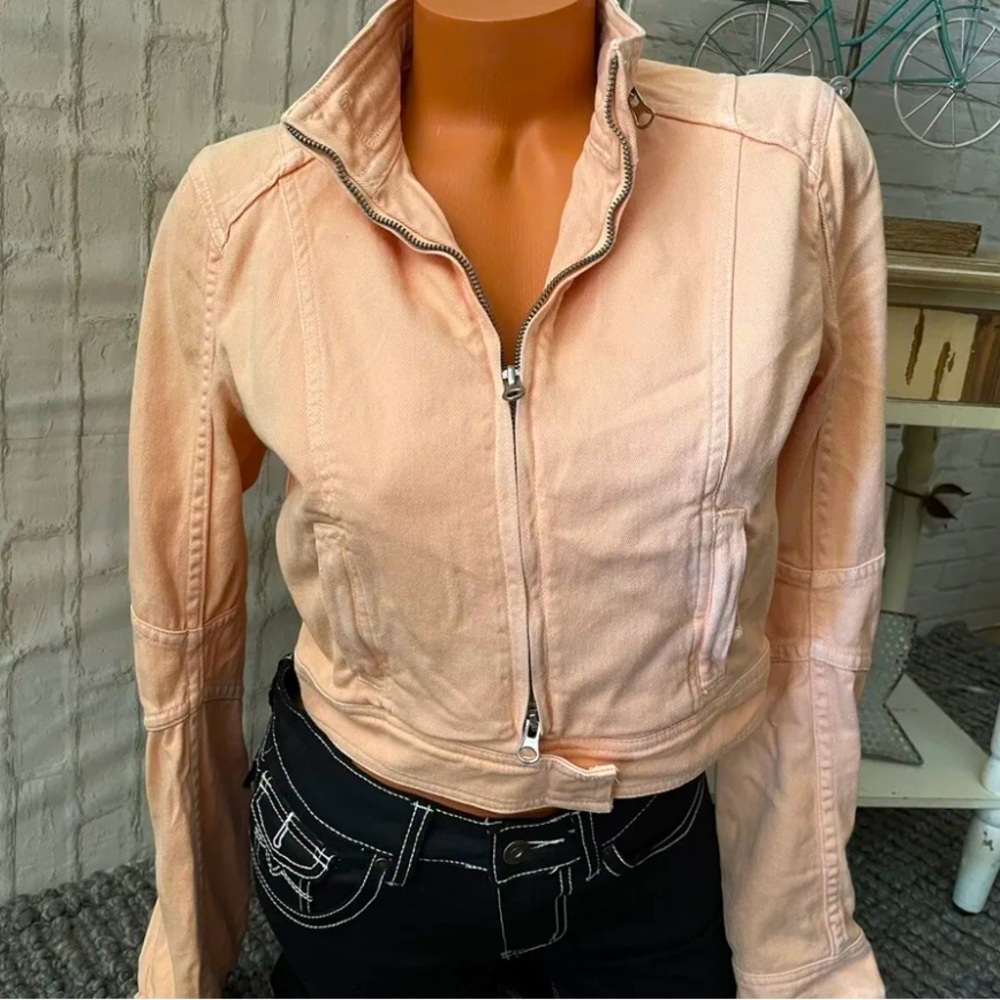 Women’s EXPRESS Cropped Full ZIP Jacket Sz 8 NEW!